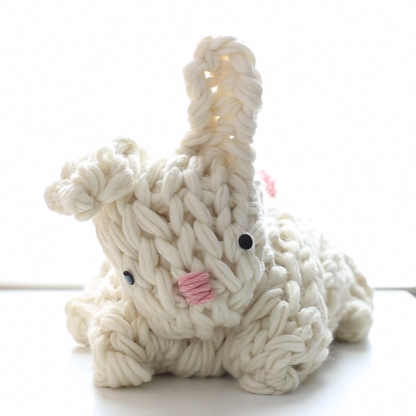 Giant Arm Knit Bunny Video Tutorial & Discount Code