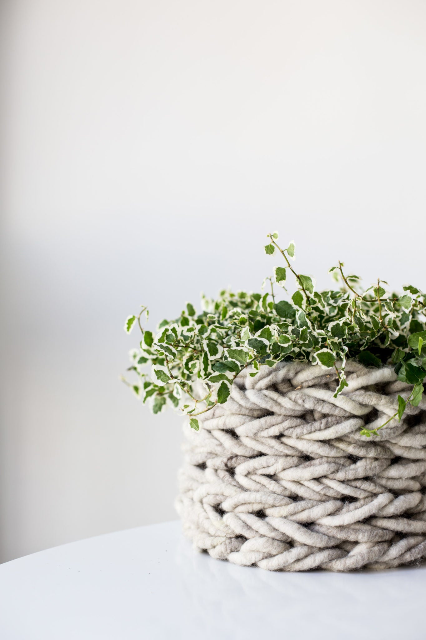 Arm Knit Basket Pattern Featured in Taproot