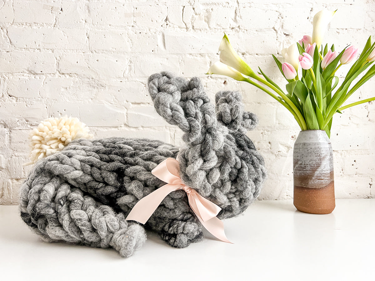 BIG Bunny (Knit with Needles)