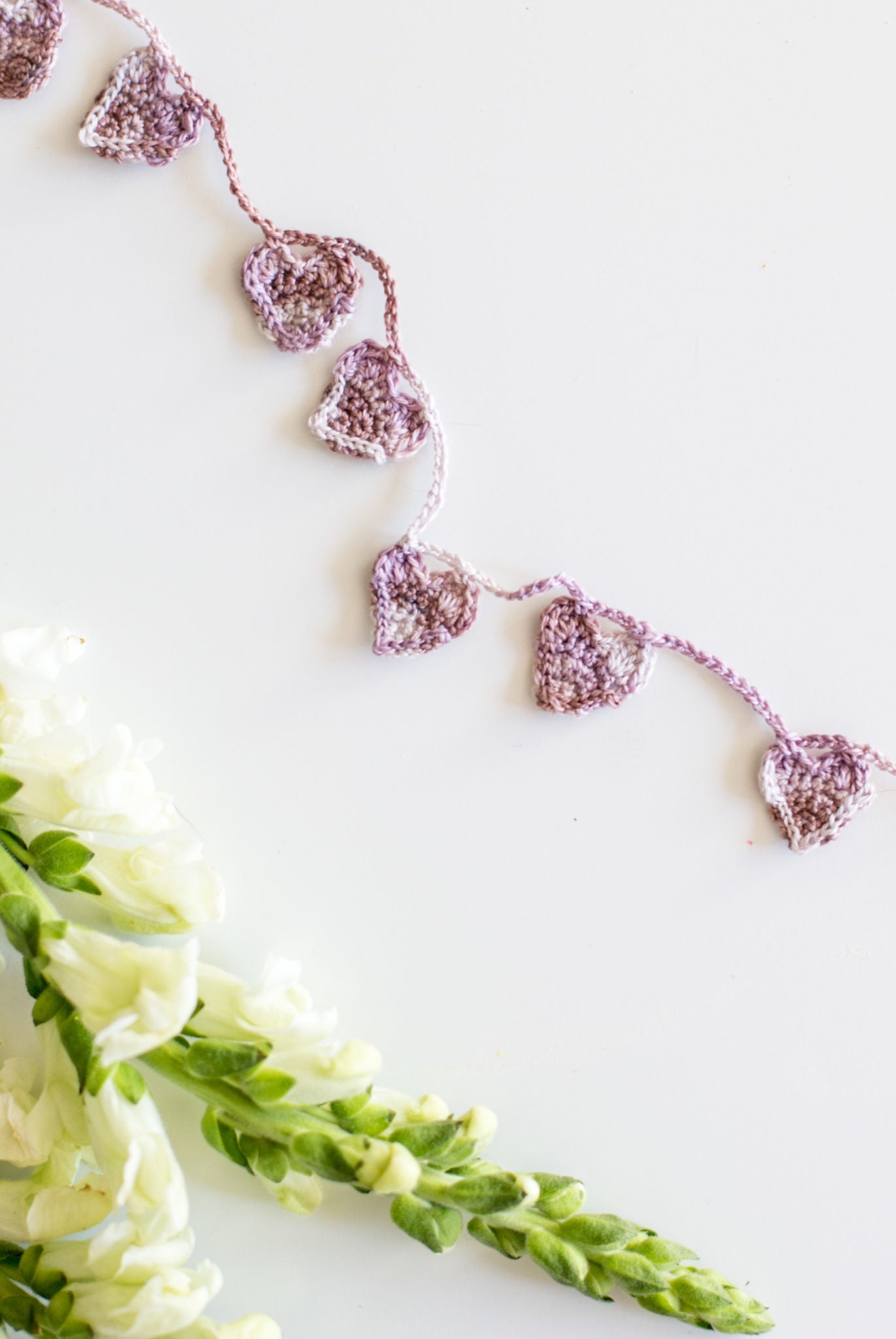 Crochet Heart Garland Tutorial