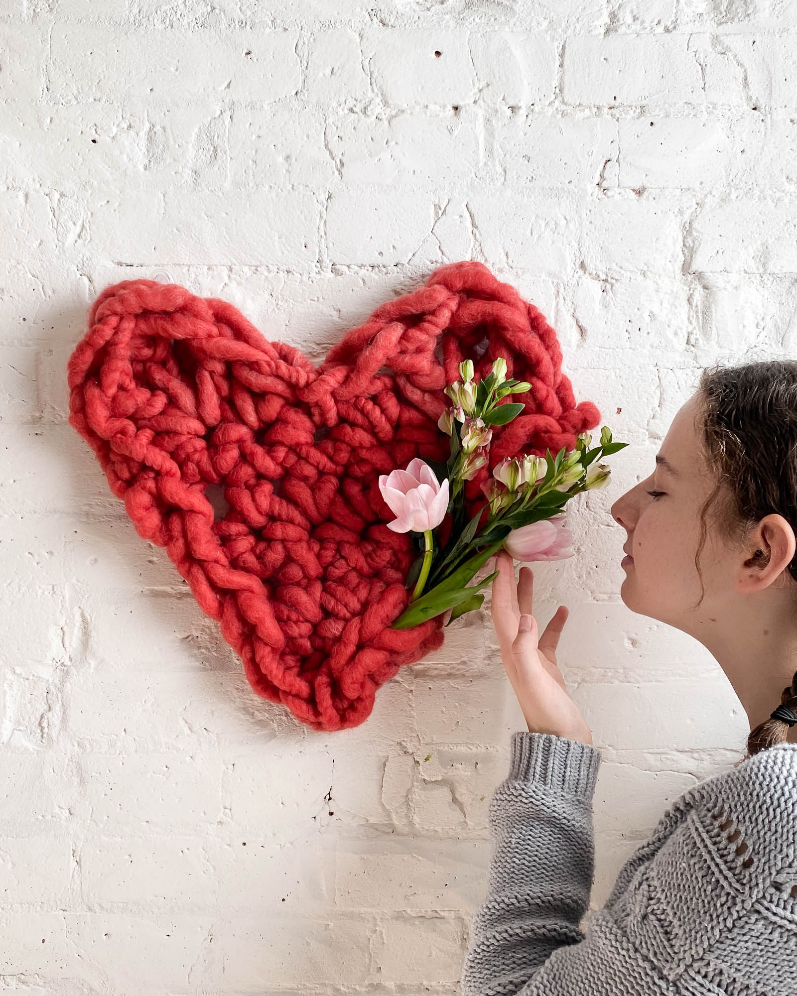Giant Hand Crocheted Heart Kit