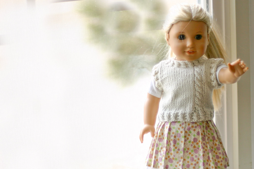 Spelling Bee - A Doll's Sweater Vest