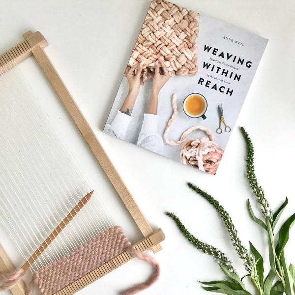 Frame Loom Weaving Projects from Weaving Within Reach Flax & Twine