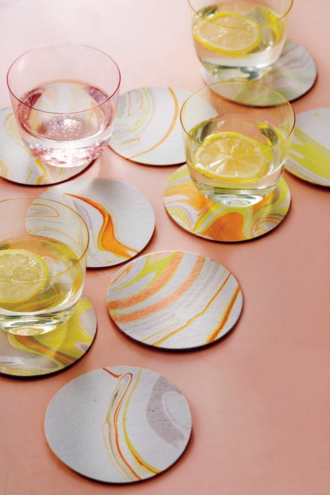 Easy Marbling Tutorial + Martha Stewart Living Giveaway