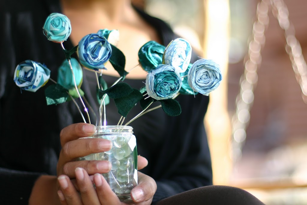 A Fabric Gift Bouquet - Namma's 70th Birthday