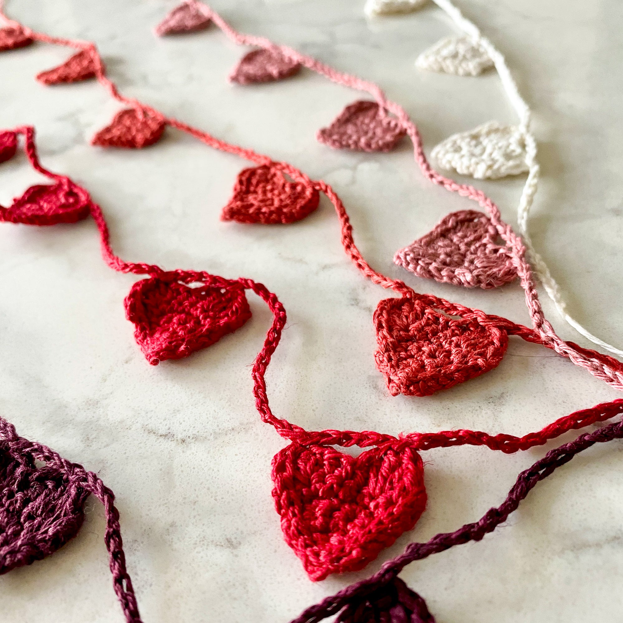Ombre Tiny Heart Garland