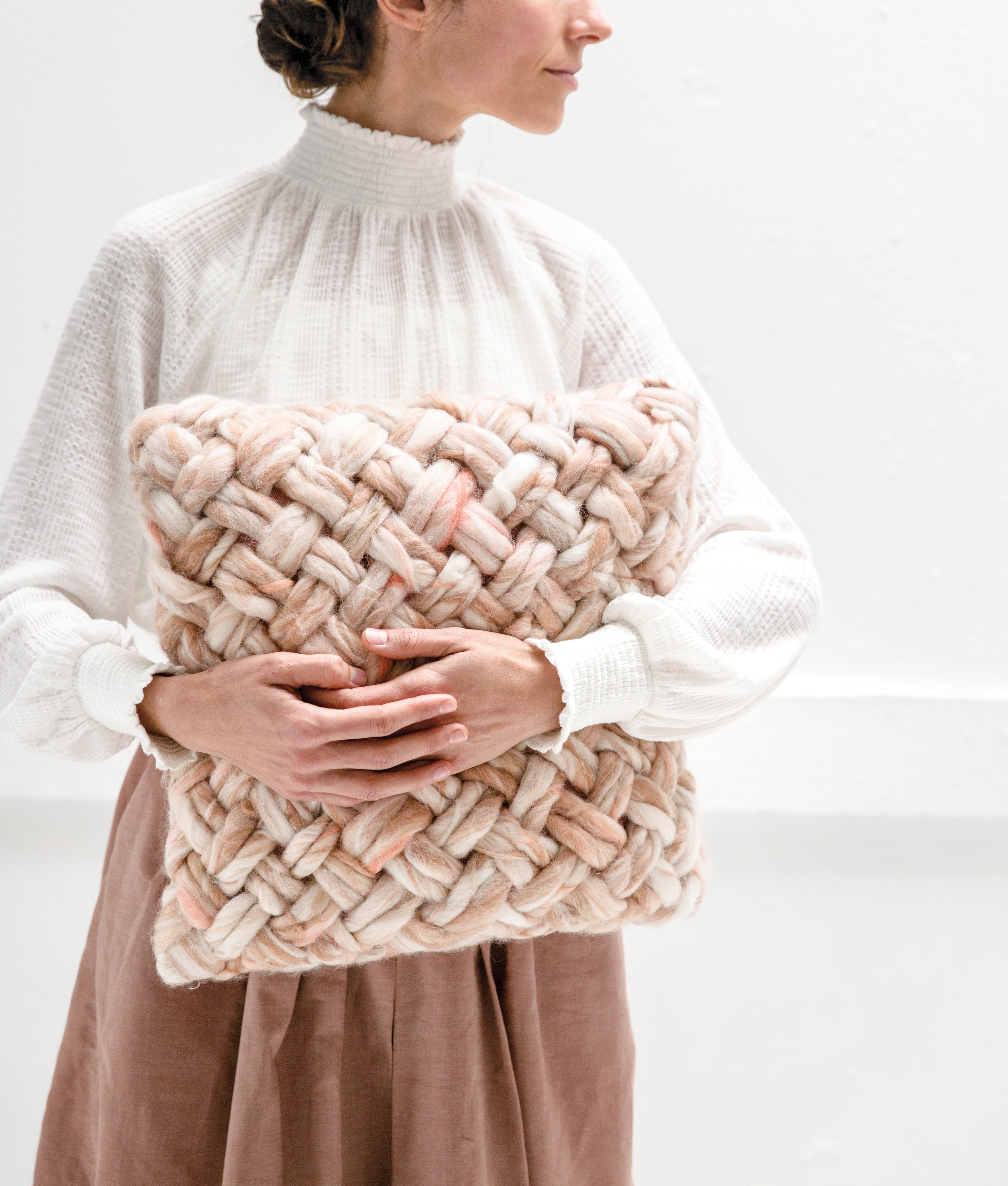 Chunky Basketweave Pillow Video Course