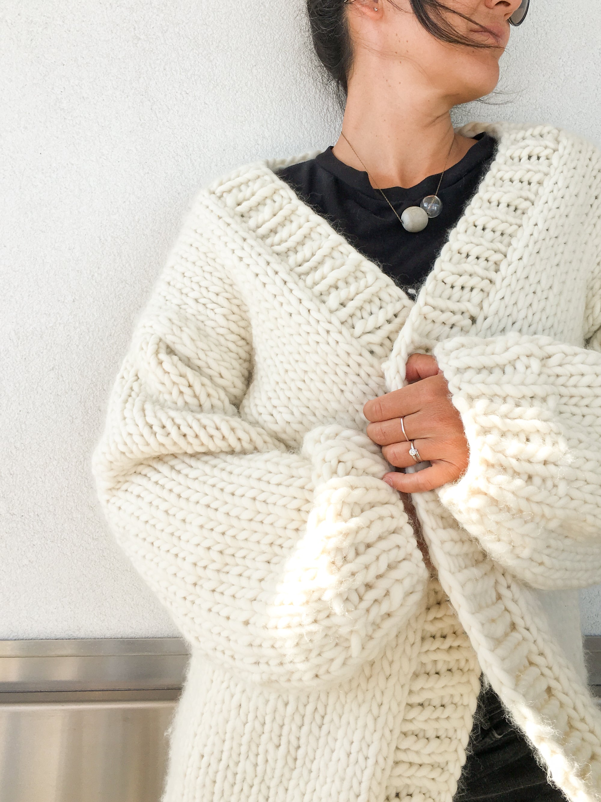 Chunky 2024 yarn cardigan