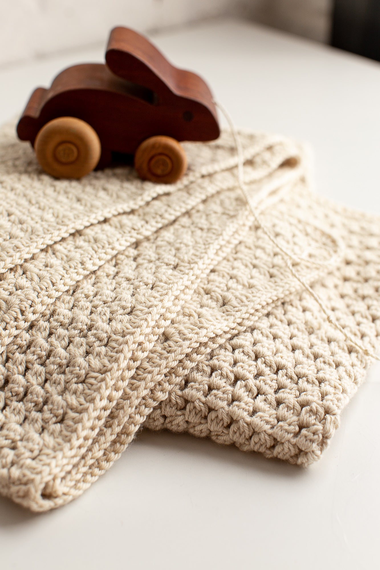 Treble crochet baby online blanket