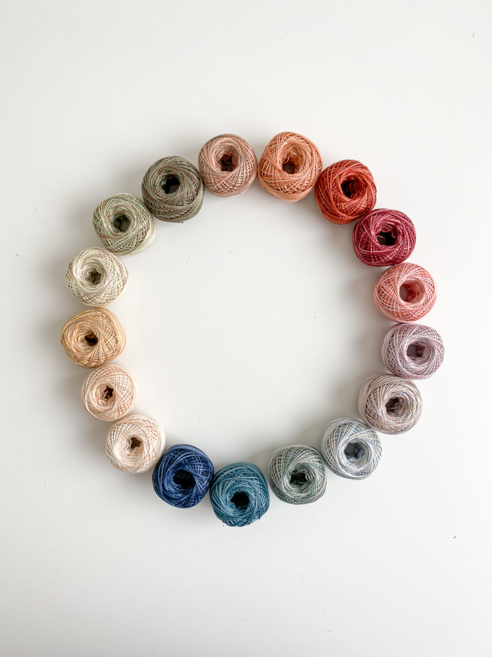 Valdani Embroidery Thread and Dish Towel Kits