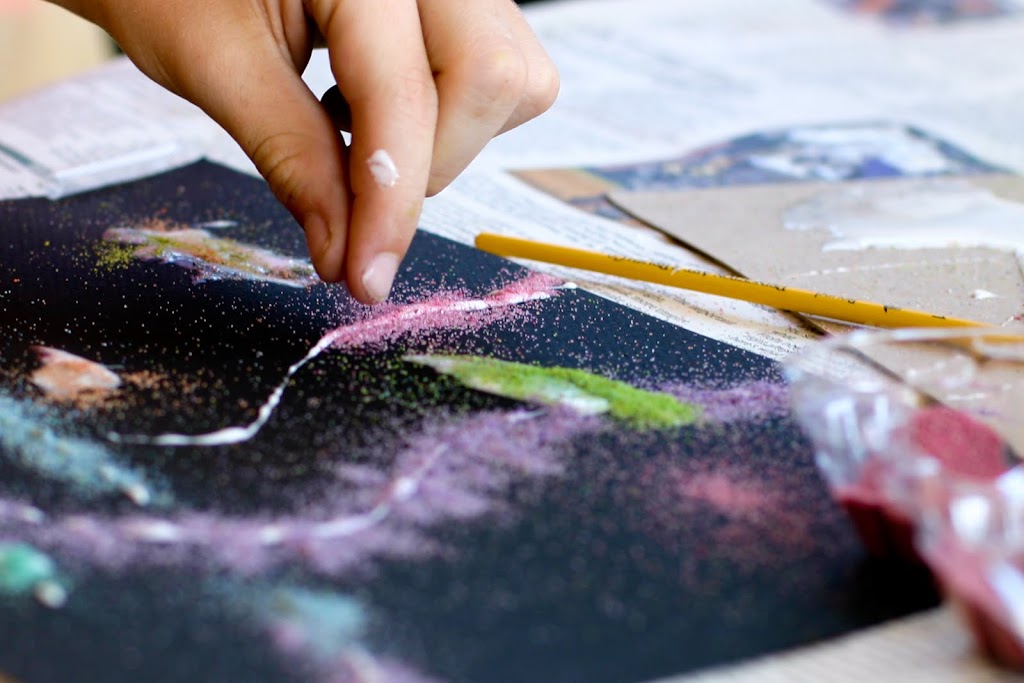 Action-Pack Feature: Chalk and Sand Art