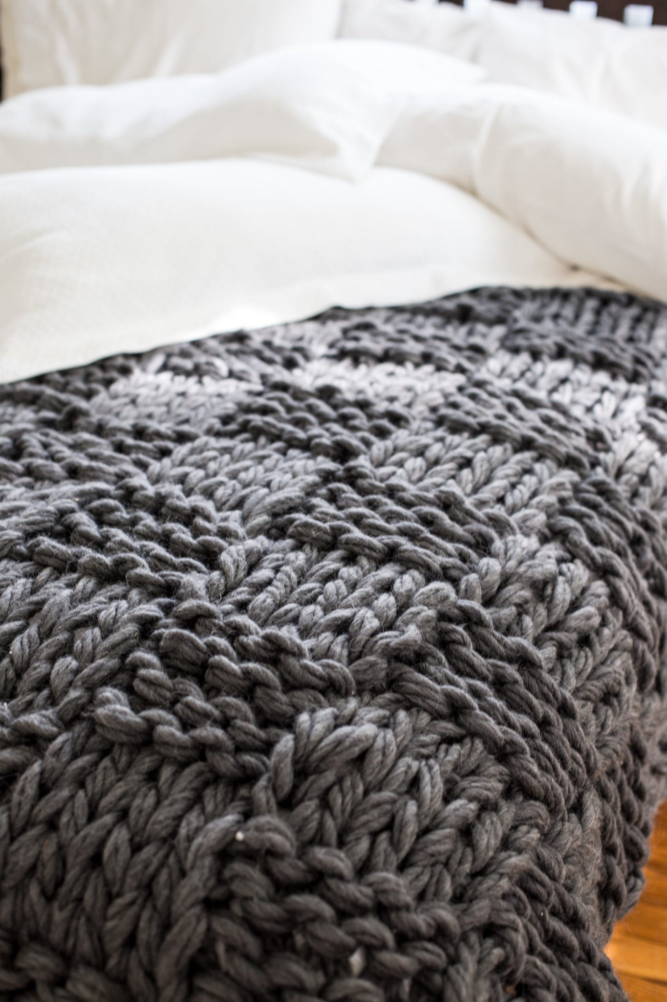 Chunky Arm Knit Blanket Pattern