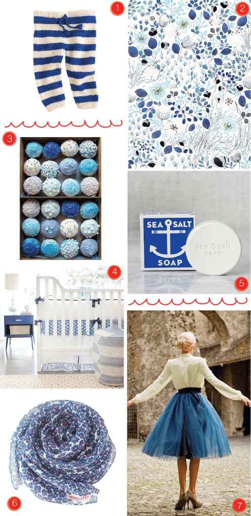 Head Over Heels . . . Blue & White