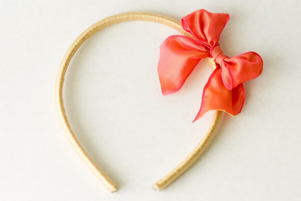 Day 21: A Bow Headband - a diy hair accessory