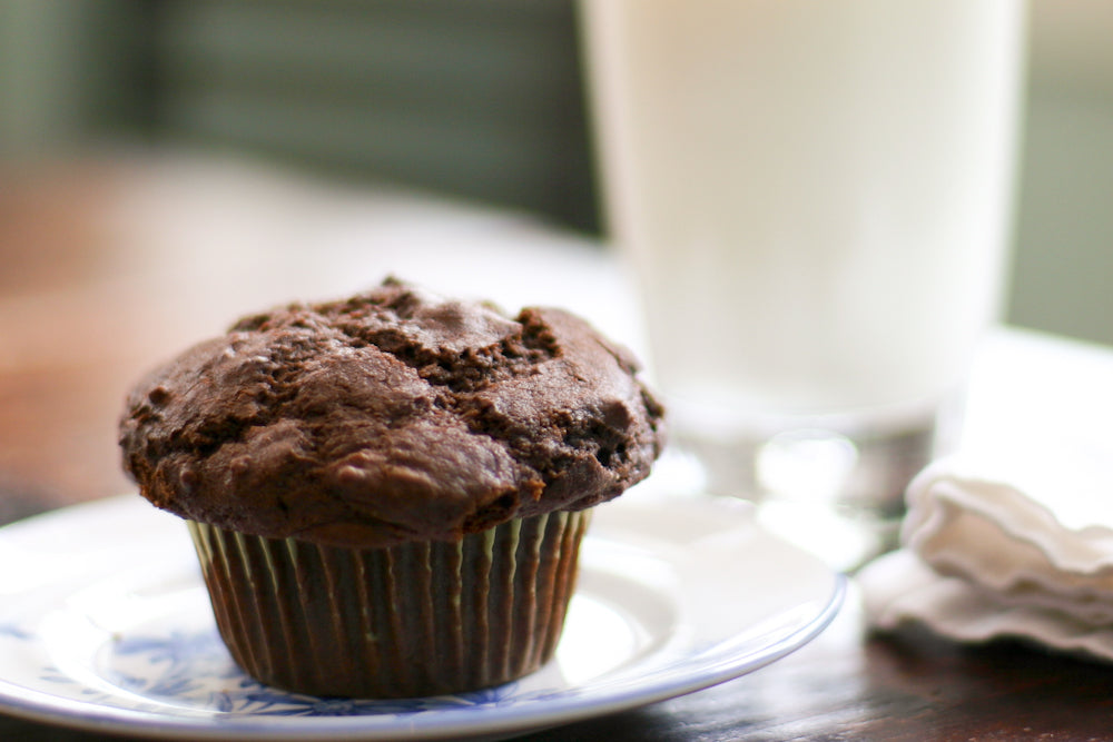 Snow Day Chocolate Muffins