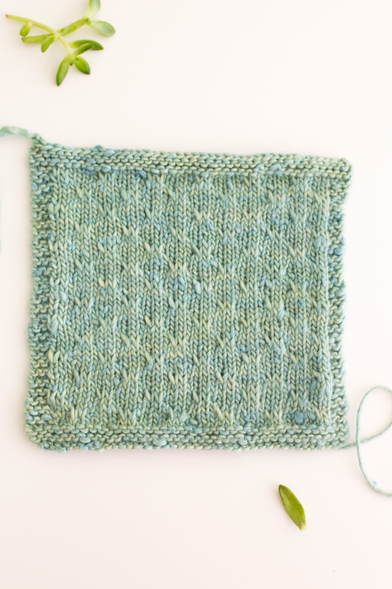 How to Knit the Staggered Slip Stitch