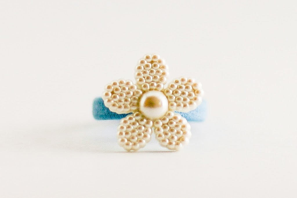 Day 5: A Flower Ring - a diy girls' ring tutorial