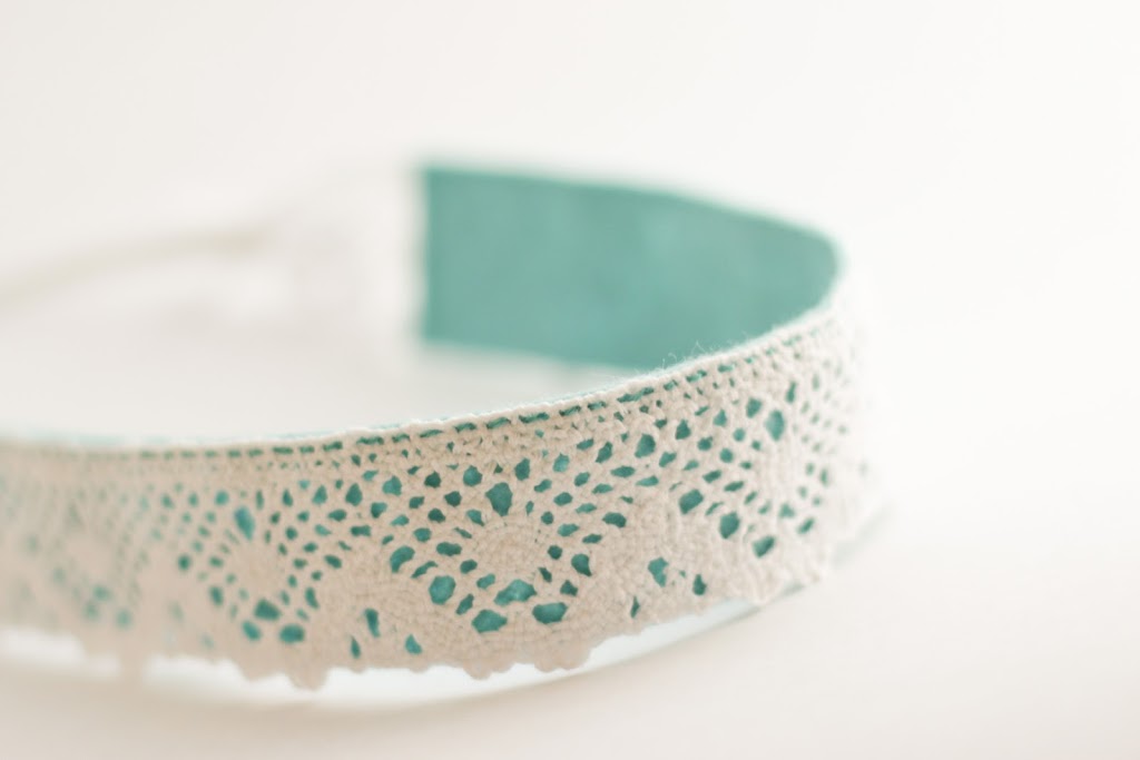 Day 12: A Lace Headband - a diy hair accessory