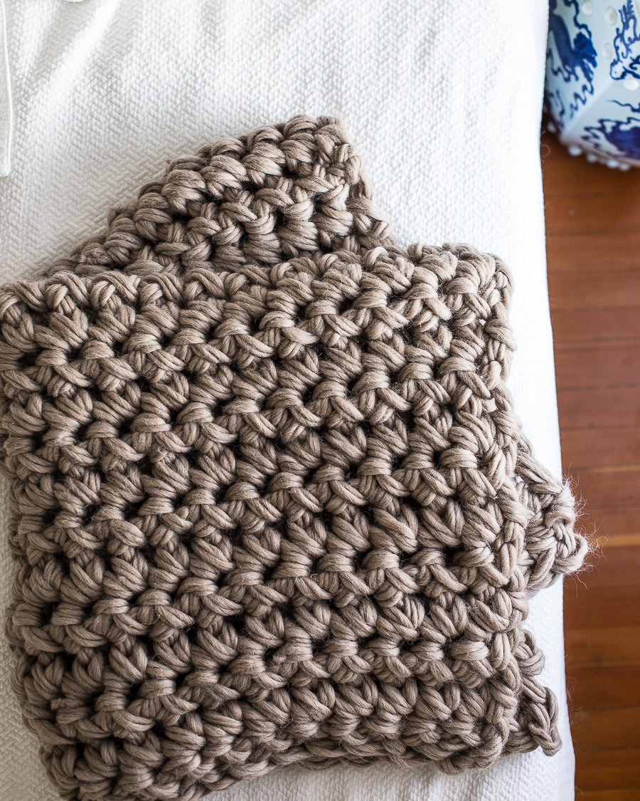 Finger Crochet Blanket Pattern Hand Crochet Blanket Crochet Blanket Pattern  Chunky Knit Blanket Crochet Baby Blanket 