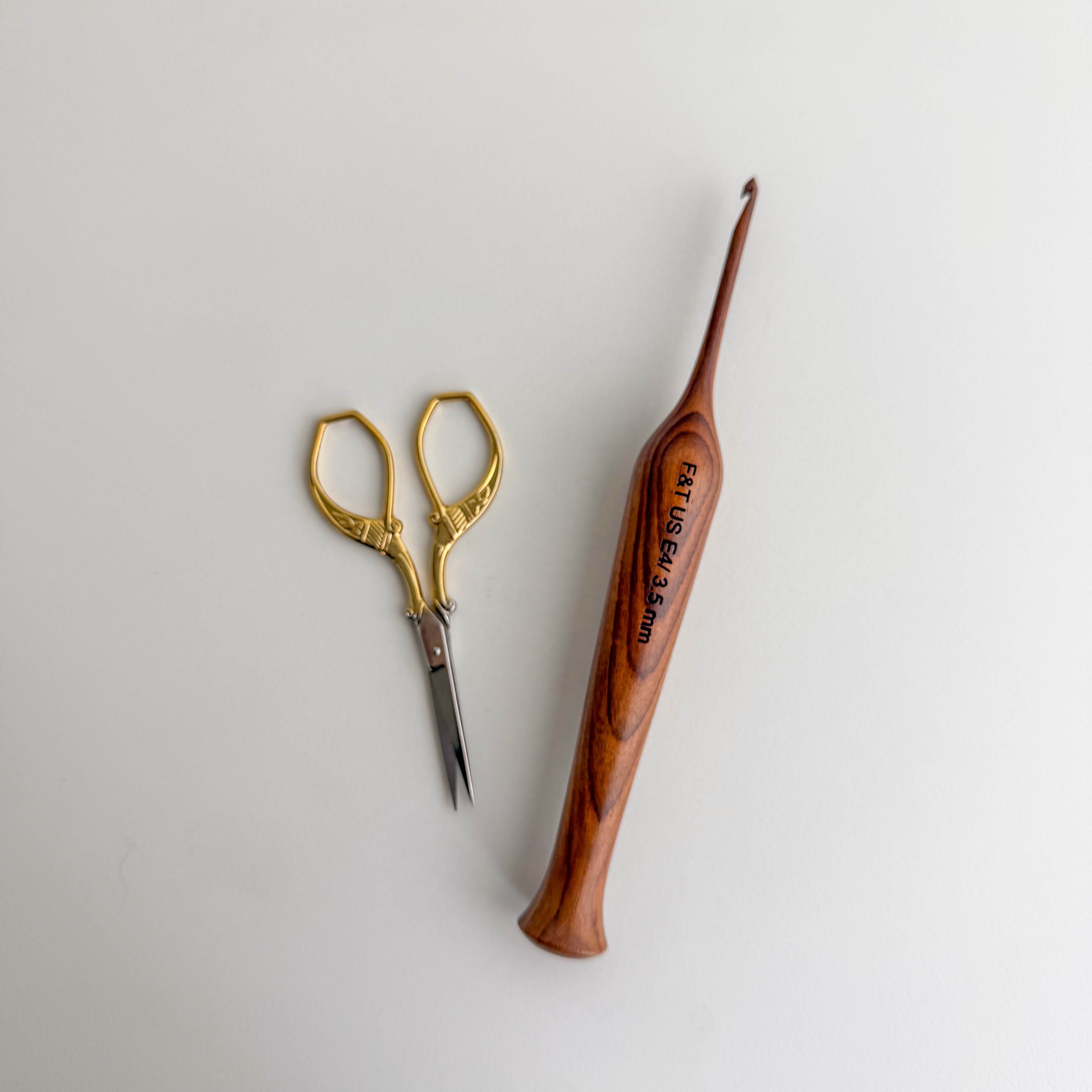 Flax & Twine Rosewood Crochet Hooks