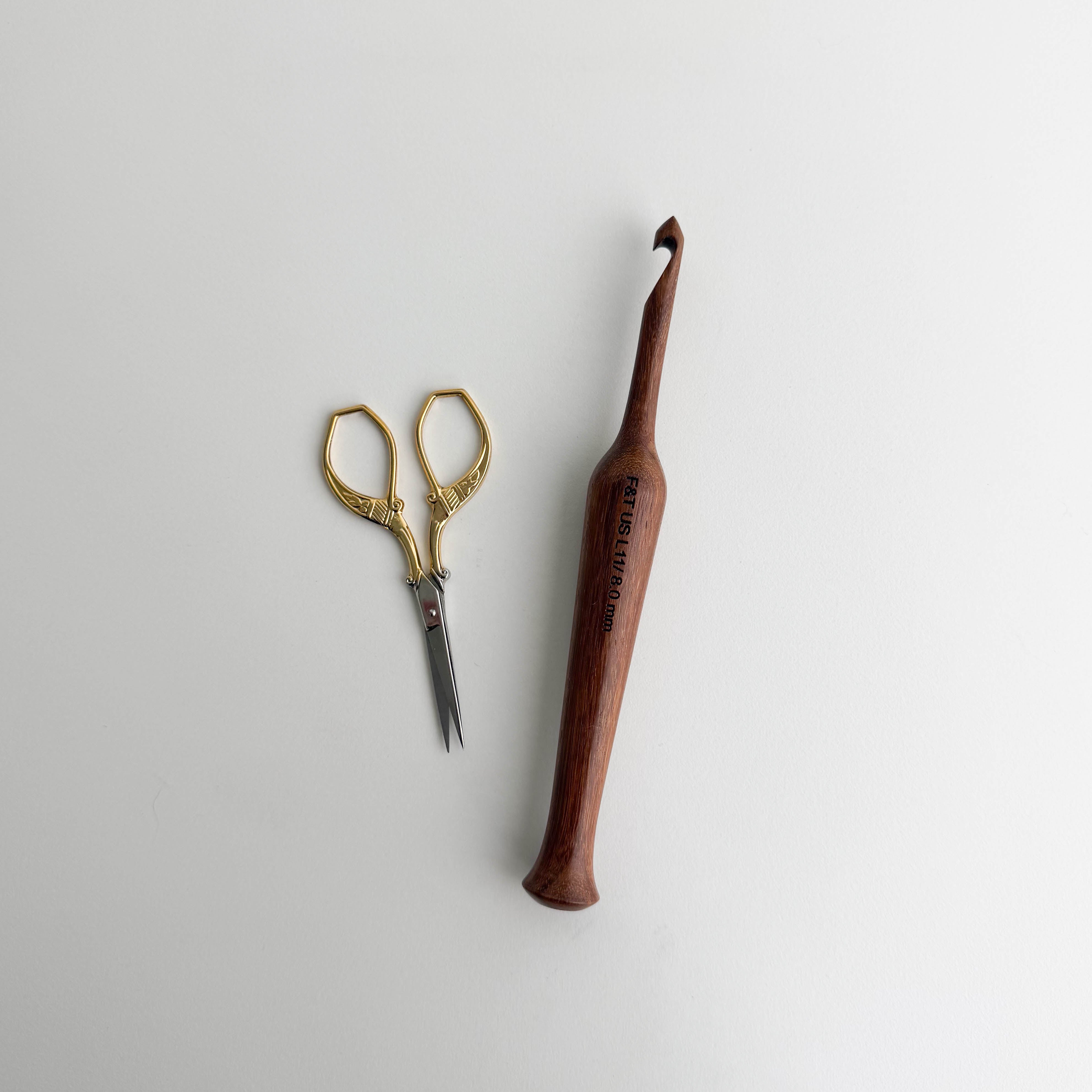 Flax & Twine Rosewood Crochet Hooks