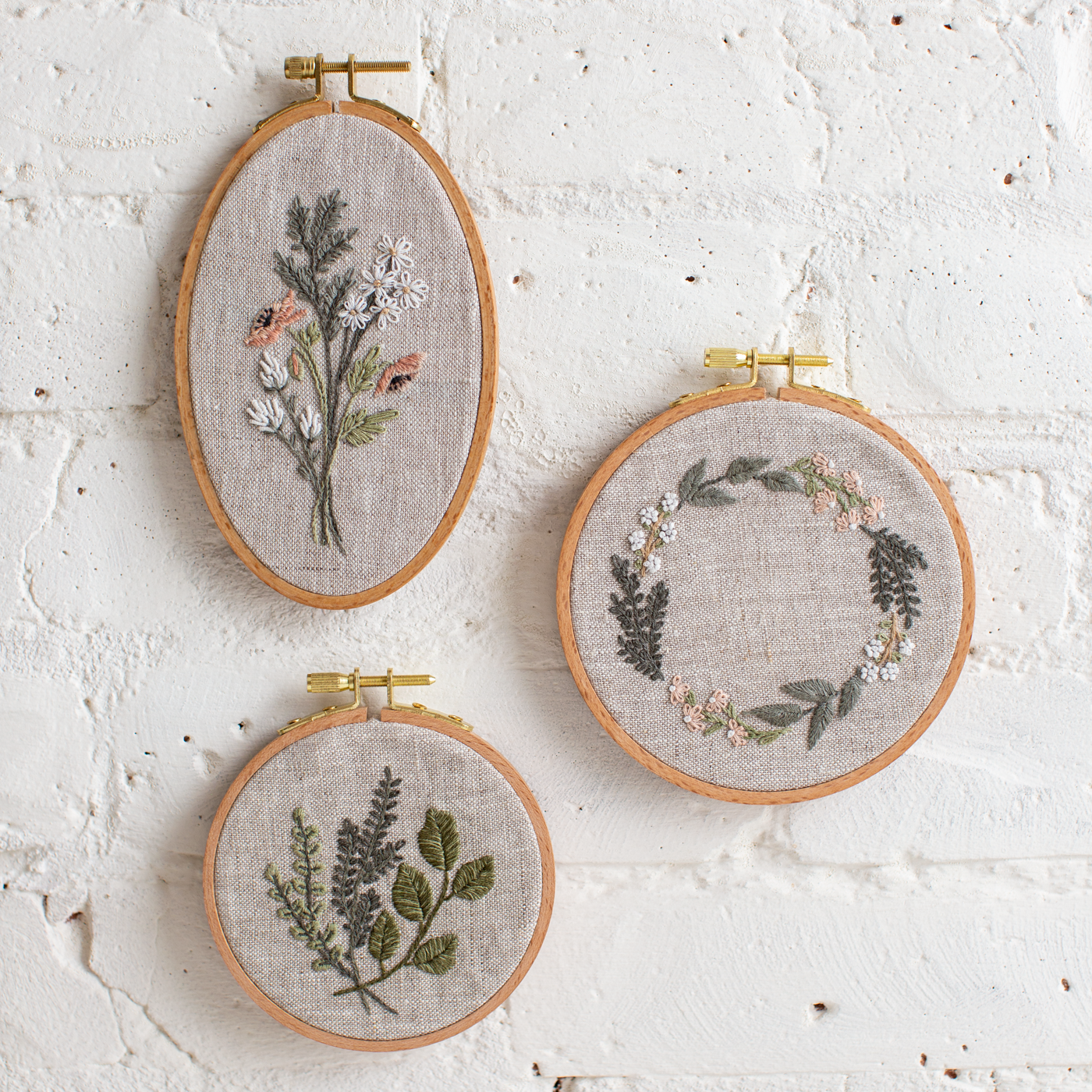Botanical Branches Embroidery Kit