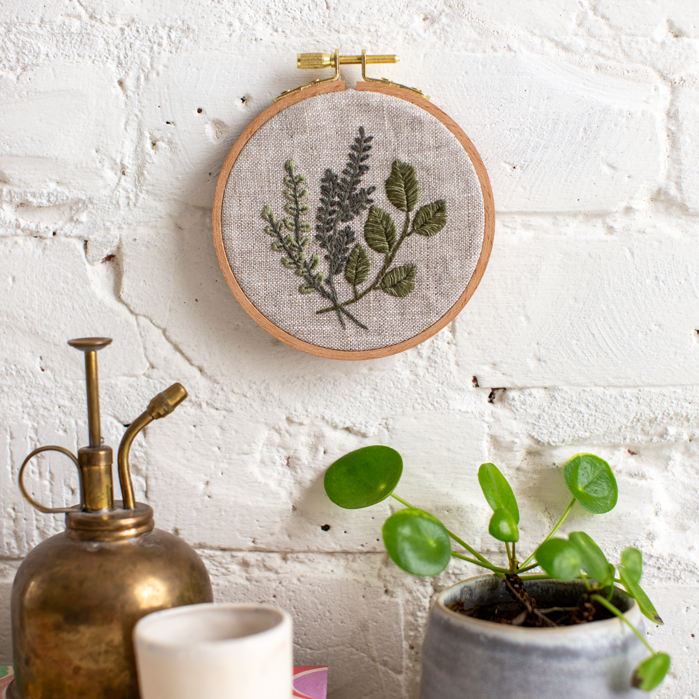 Botanical Branches Embroidery Pattern & Video