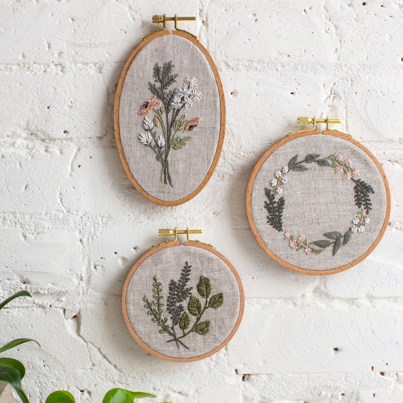 Botanical Branches Embroidery Pattern & Video