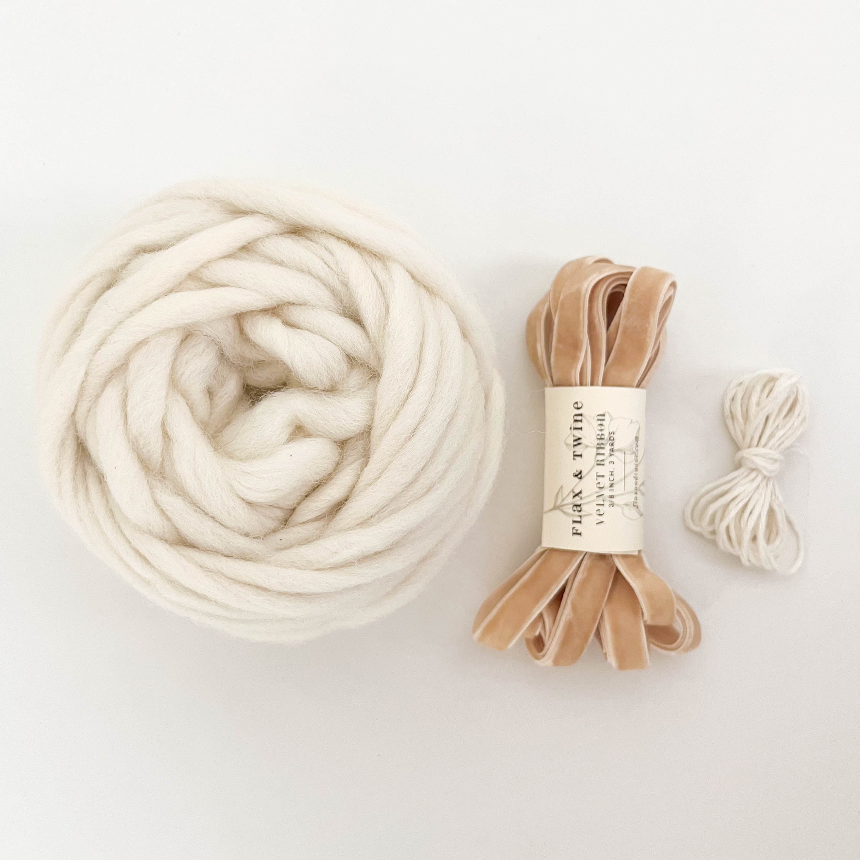 Holiday Wooly Wreath Ornament Kit (Makes 5)