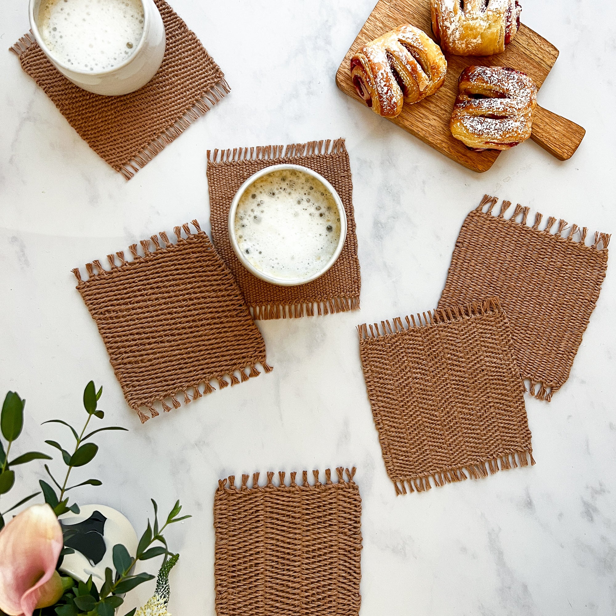 Callie Linen Coasters Kit