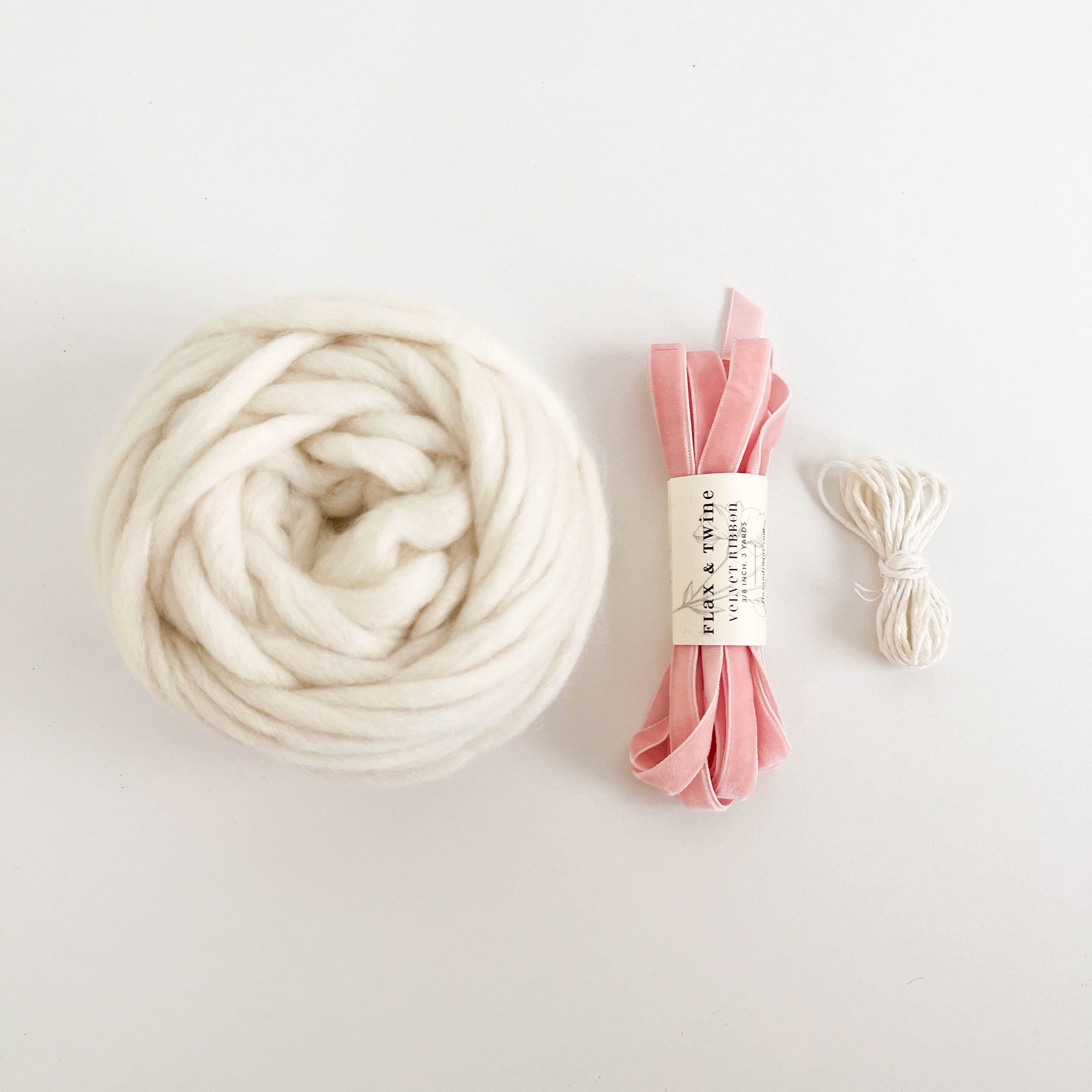 Holiday Wooly Wreath Ornament Kit (Makes 5)