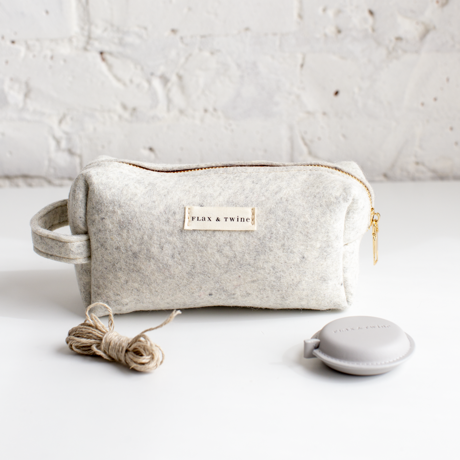 Flax & Twine Felt Notions Bags
