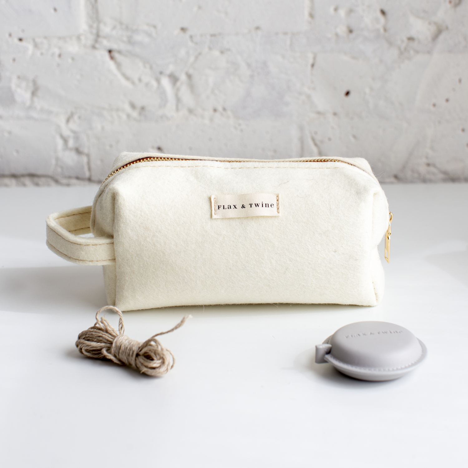 Flax & Twine Felt Notions Bags