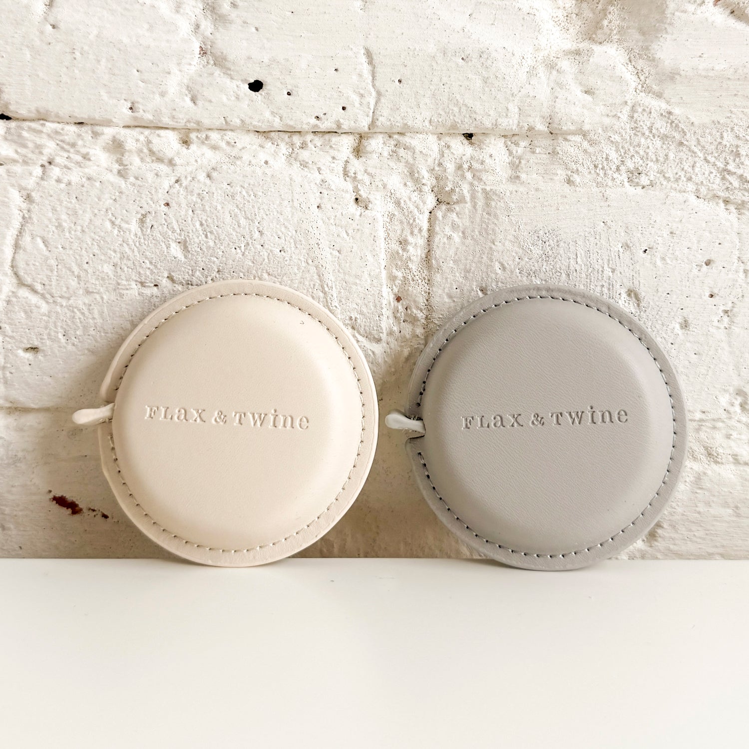 Flax & Twine Embossed Measuring Tape