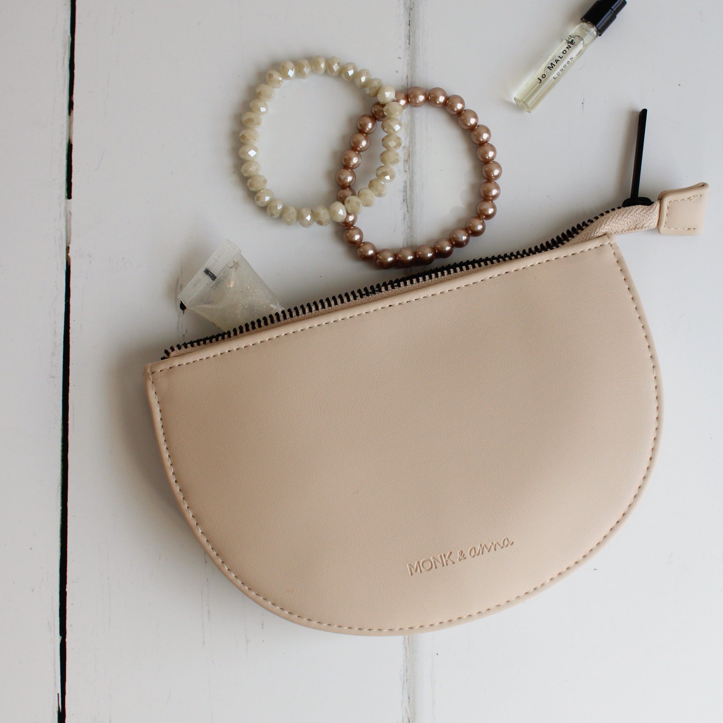 Half-Moon Leather Pouch