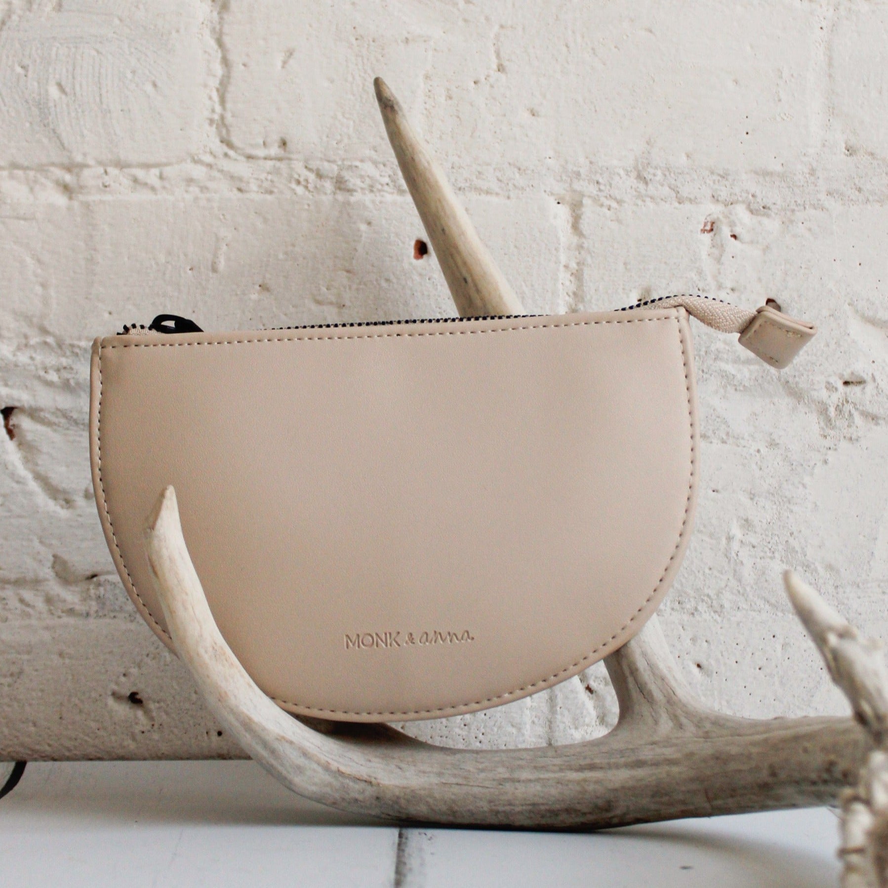 Half-Moon Leather Pouch