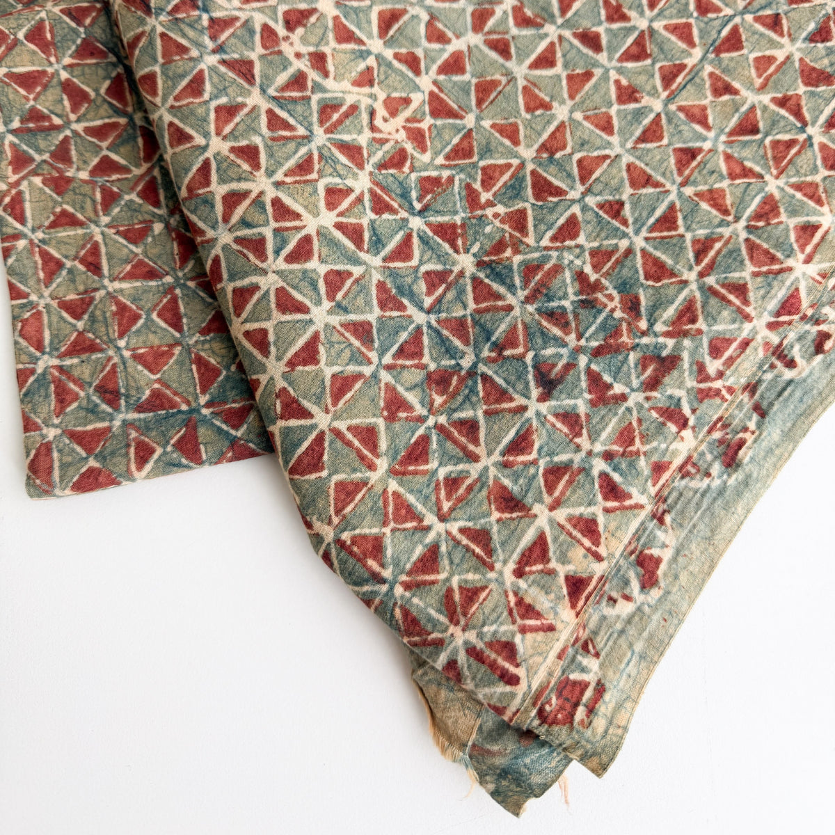 Bengal Handloom Mud Resist Dye Cotton Fabric