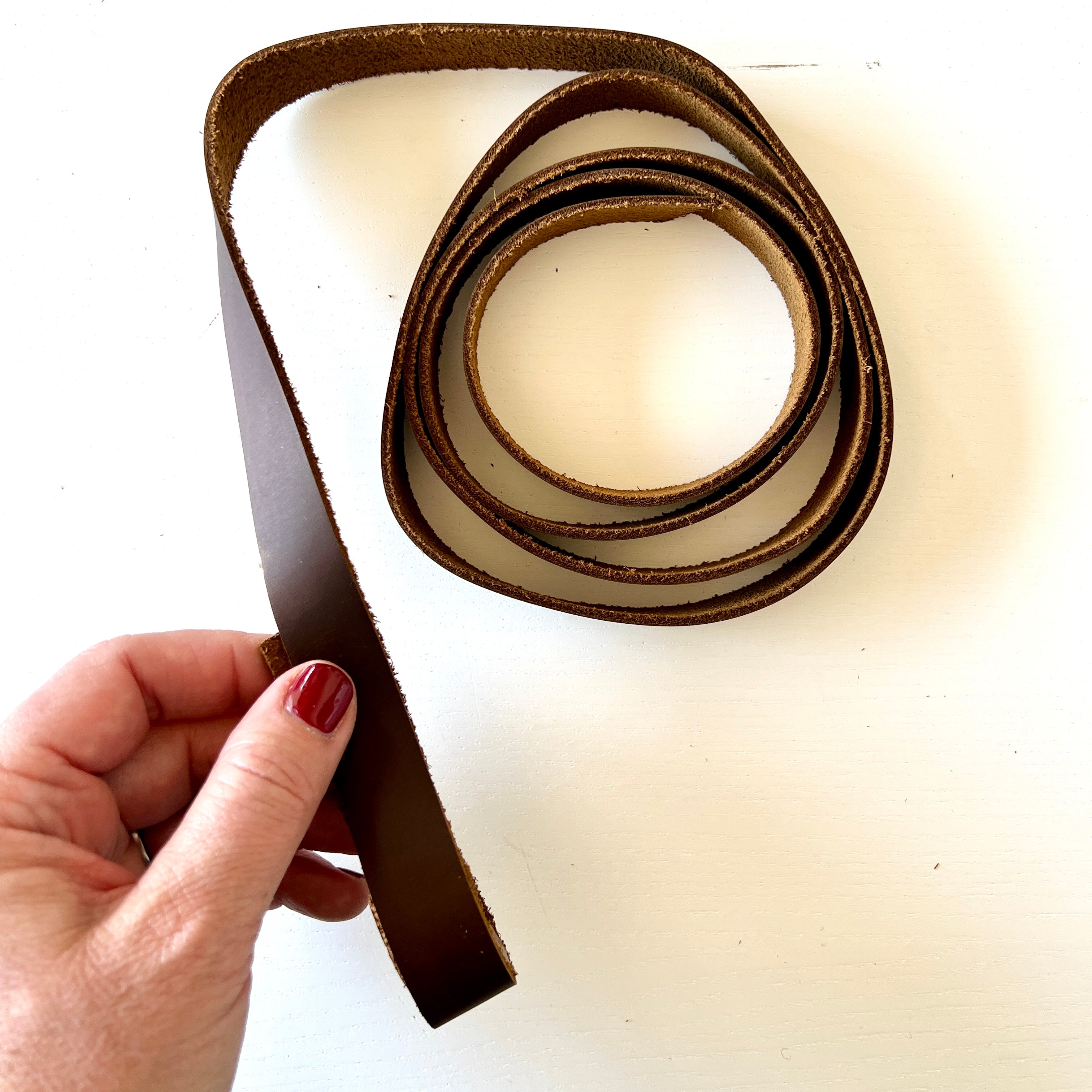 Flax & Twine 3/4" Leather Strap