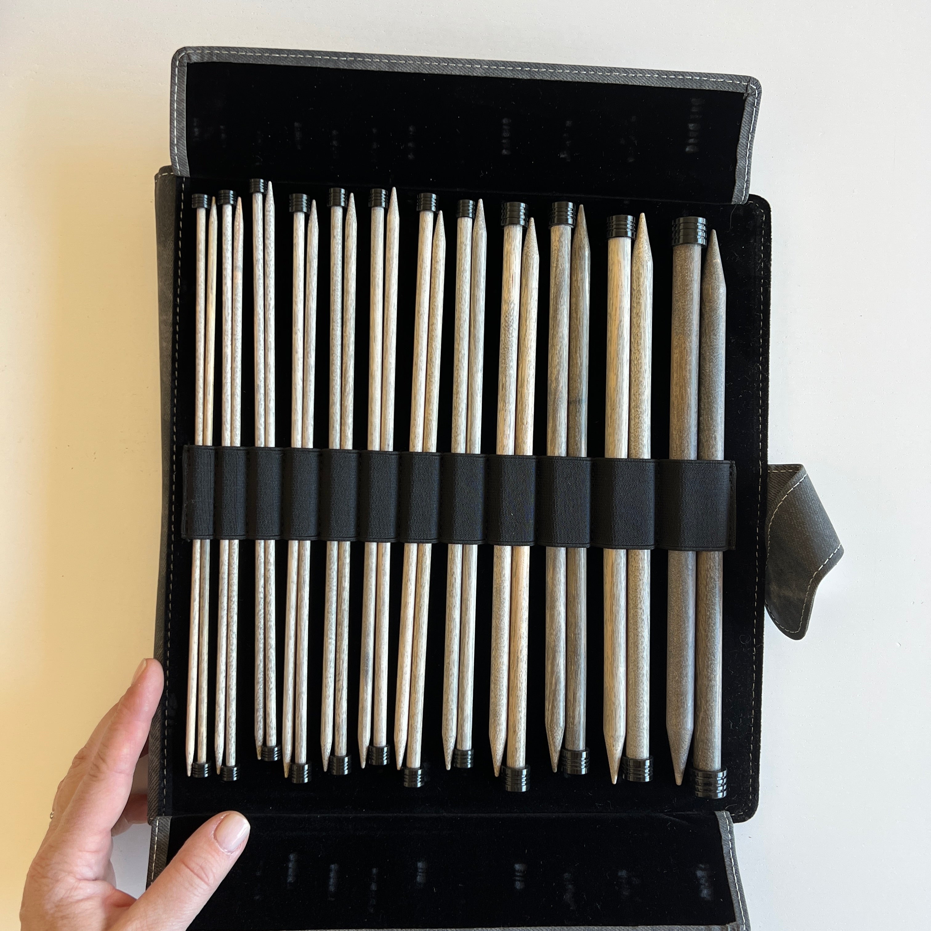 Lykke Driftwood Straight Knitting Needles Set