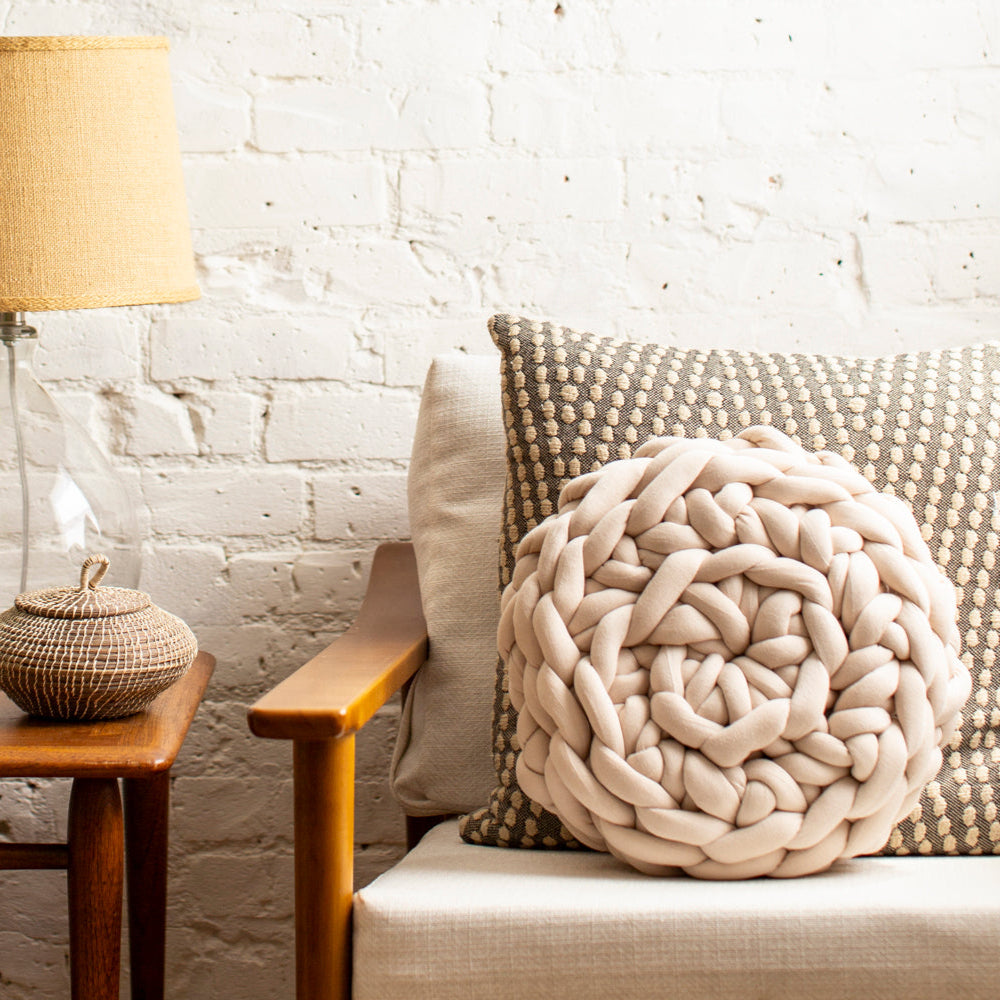 Beginner Hand Crochet Pillow