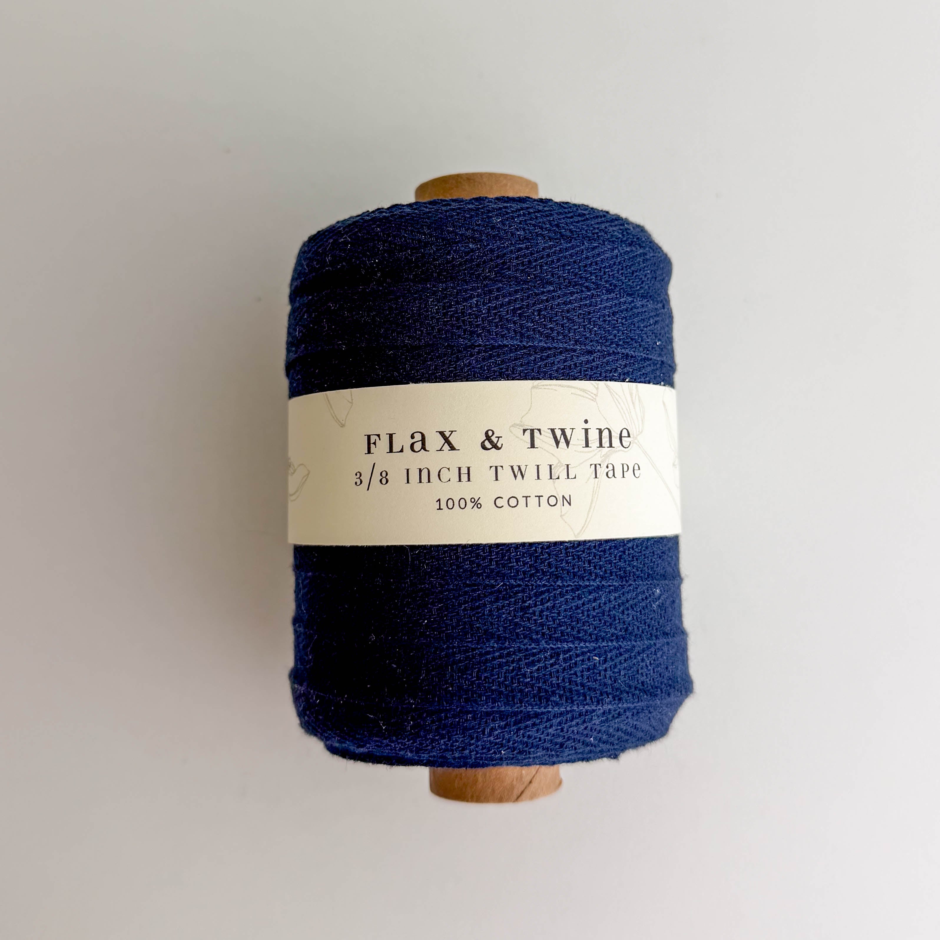Flax & Twine Cotton Twill Tape (3/8")