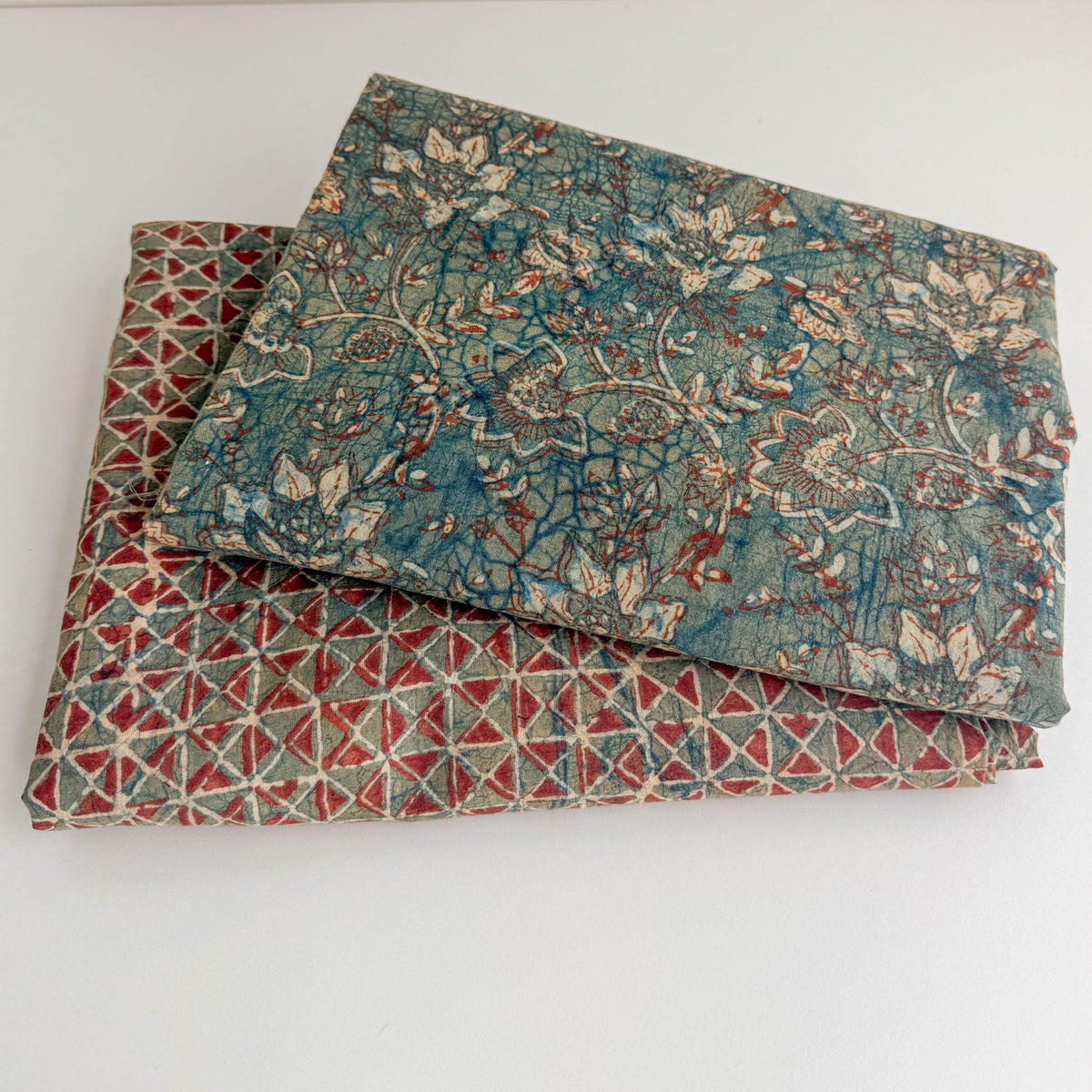 Bengal Handloom Mud Resist Dye Cotton Fabric
