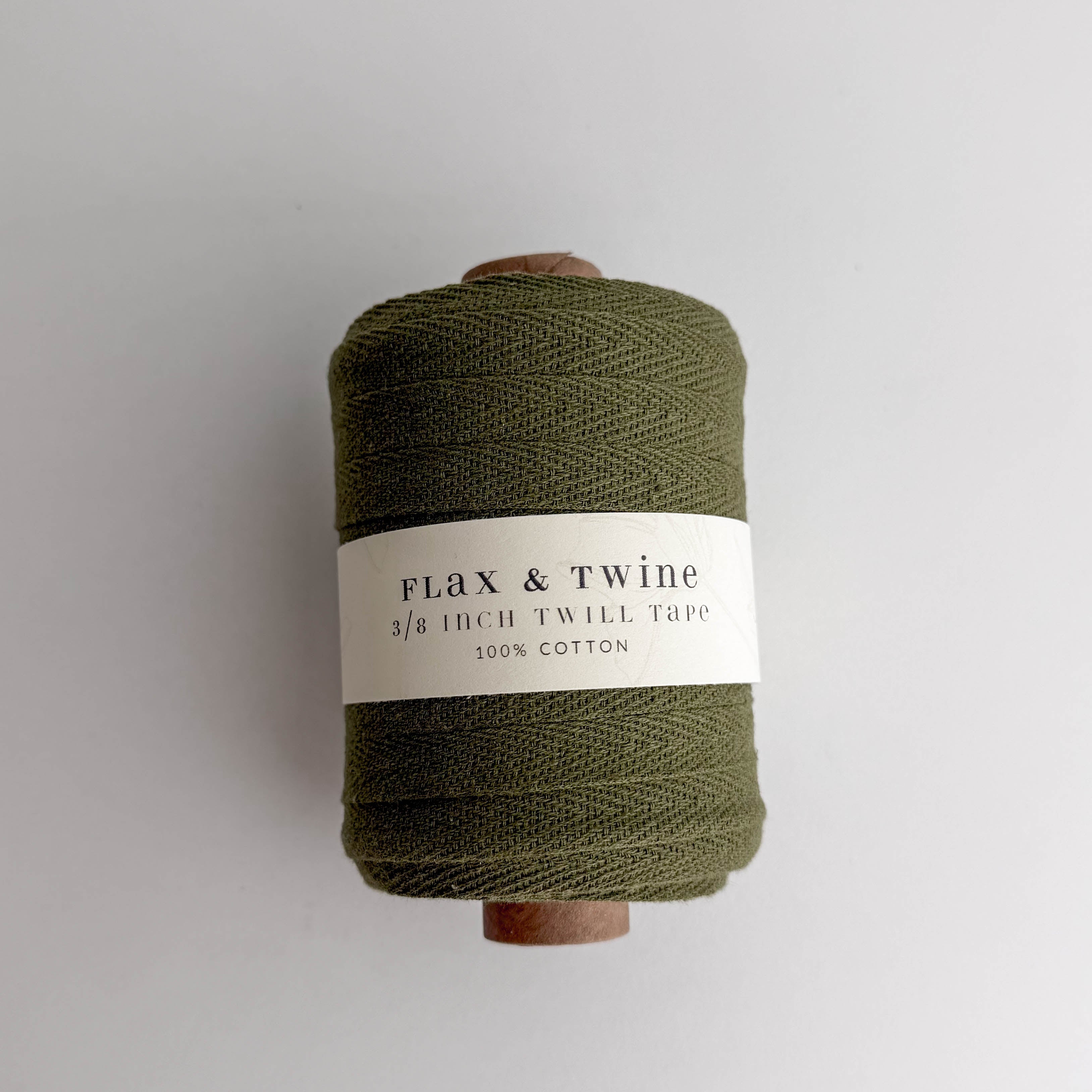 Flax & Twine Cotton Twill Tape (3/8")