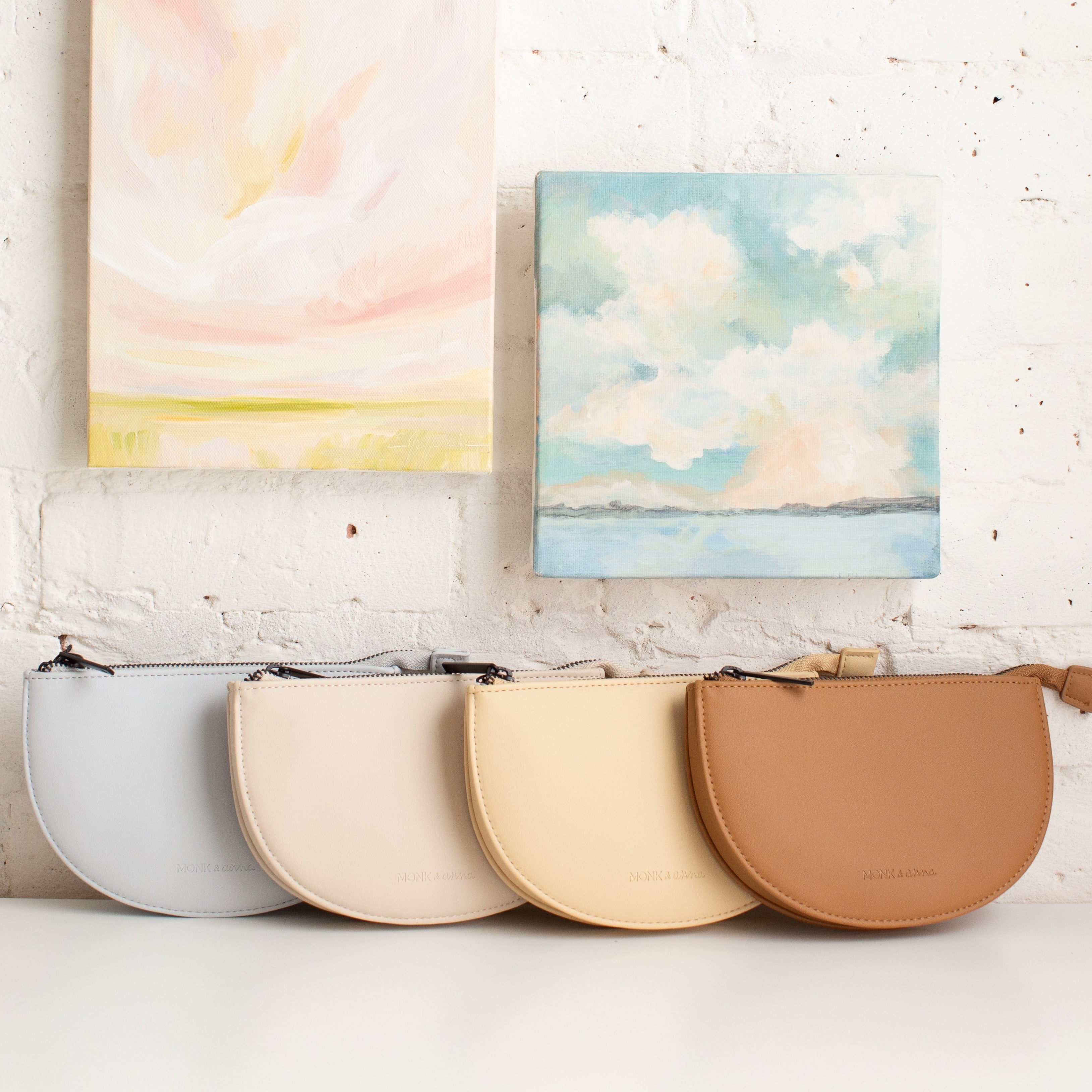 Half-Moon Leather Pouch