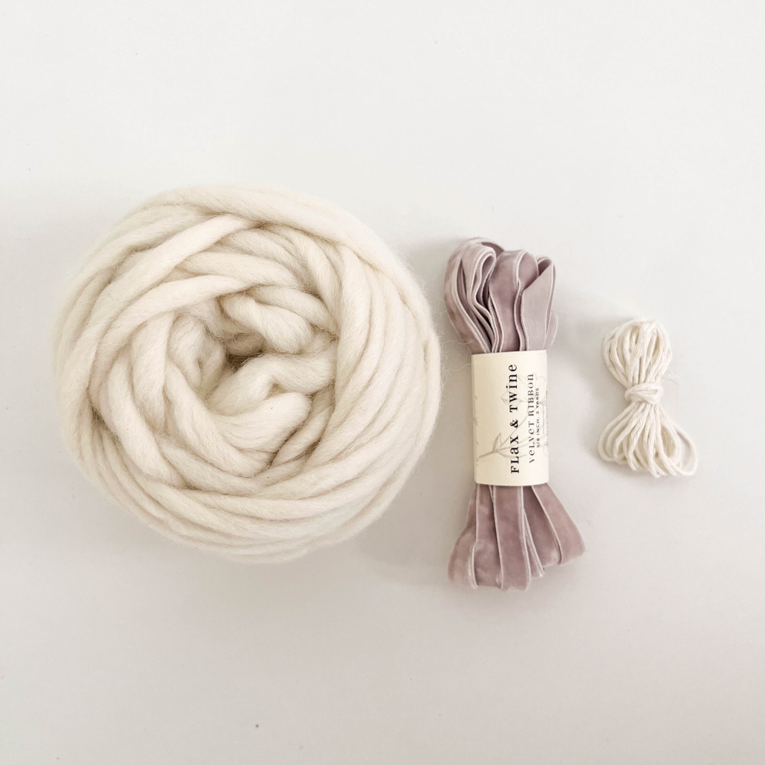 Holiday Wooly Wreath Ornament Kit (Makes 5)