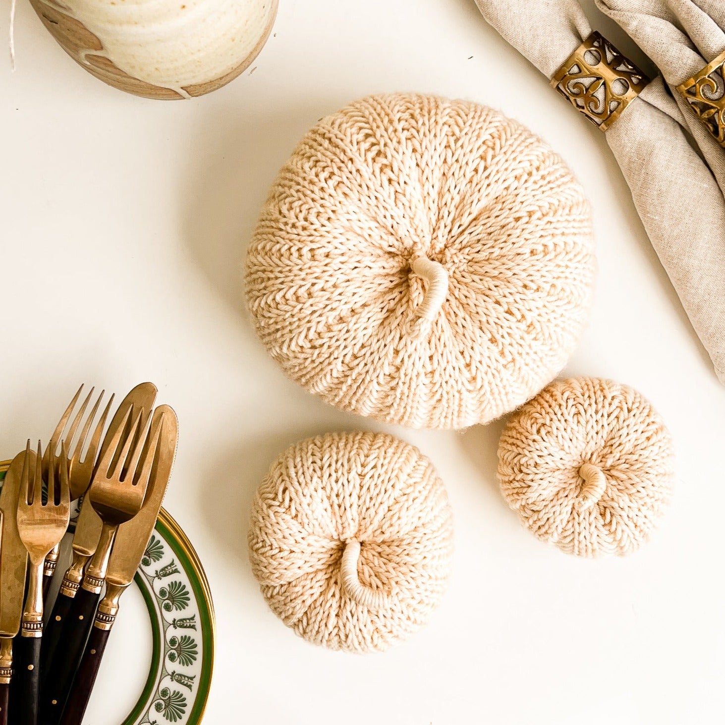 Easy Knit Pumpkin Kit