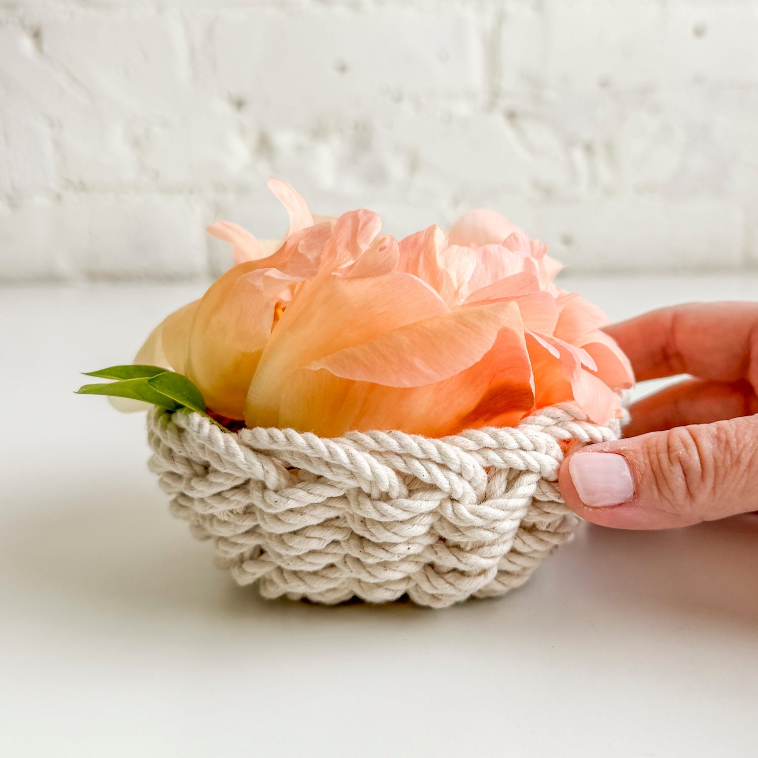 Josie Mini Rope Bowl Pattern