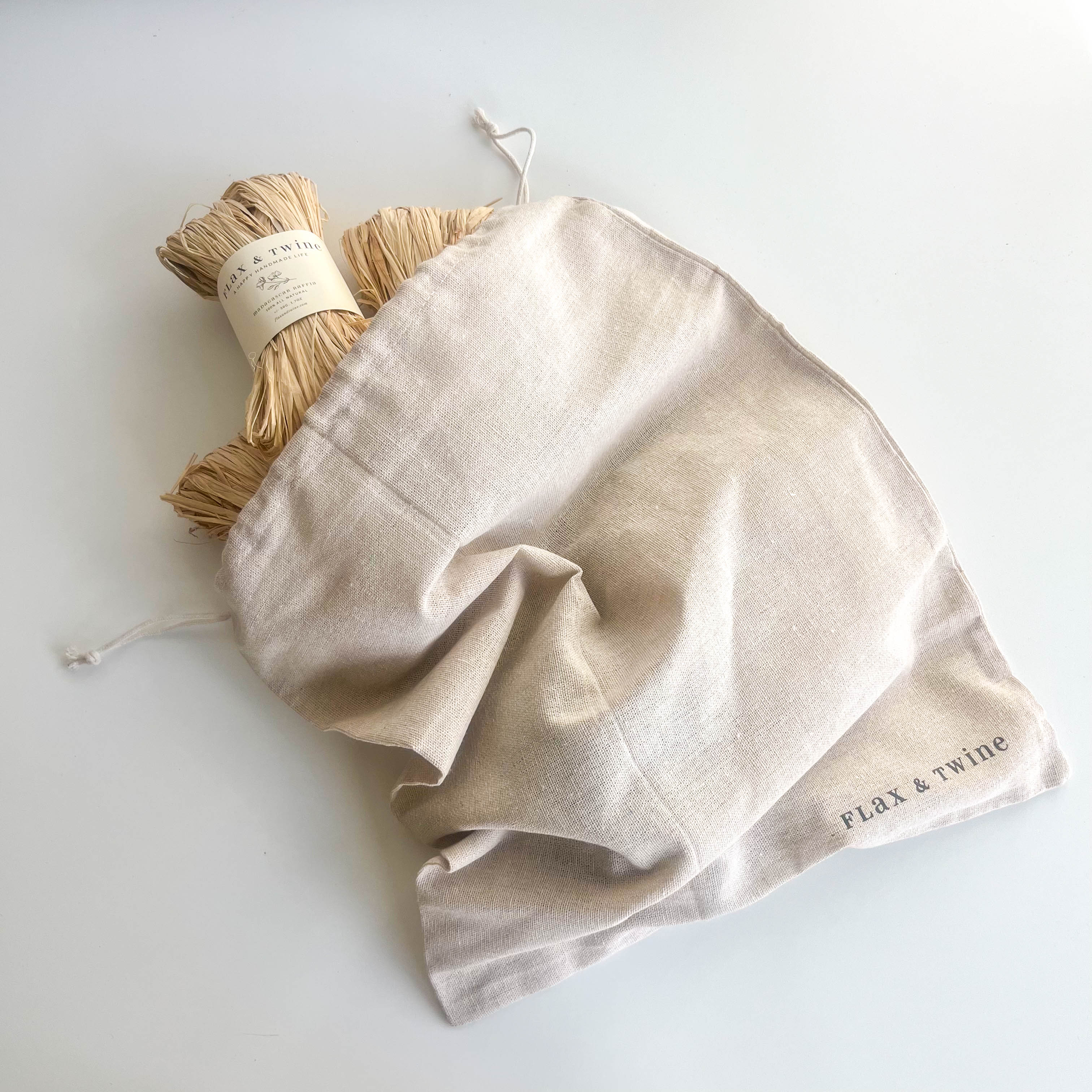 Flax & Twine Muslin Project Bags