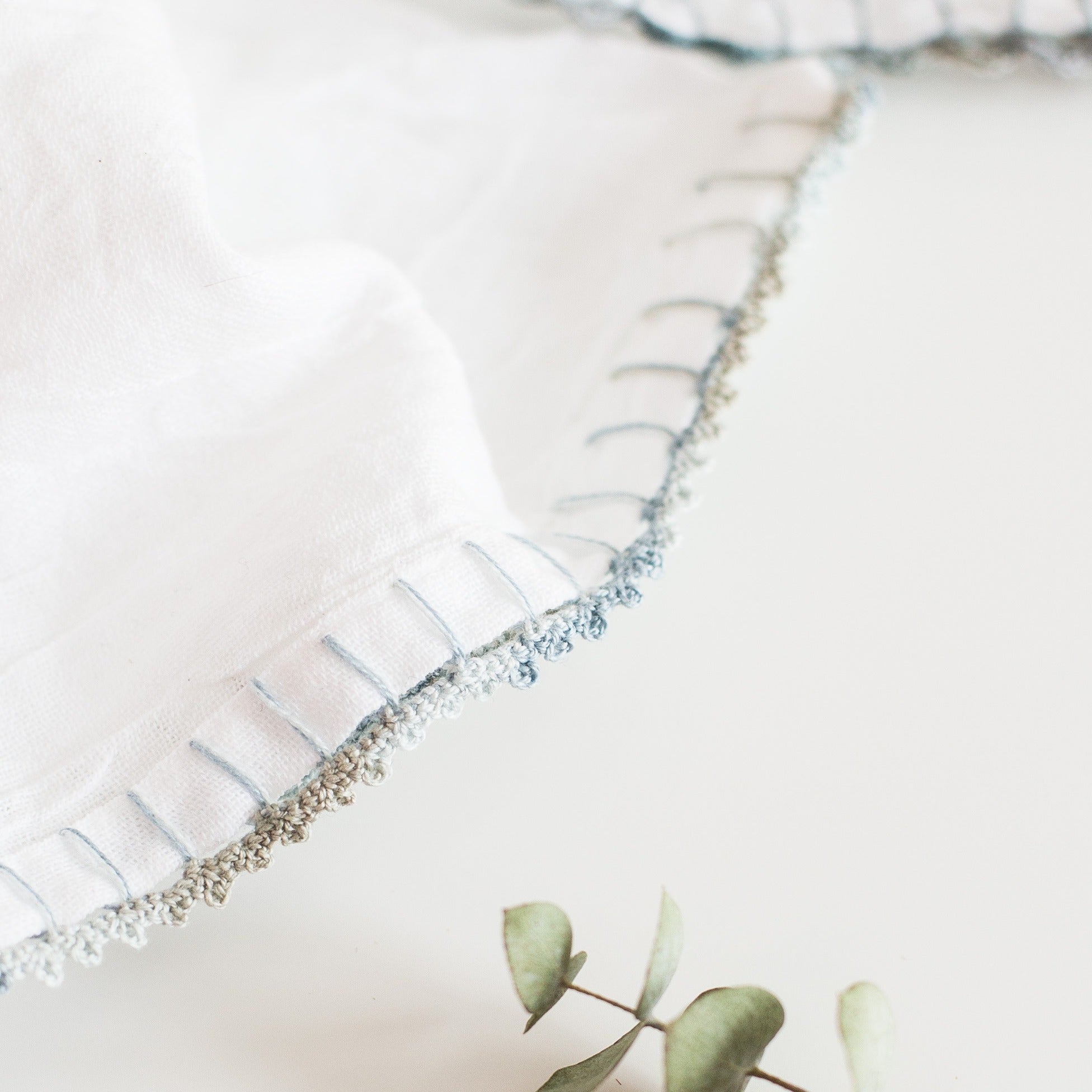 Crochet Edged Dish Towel Pattern