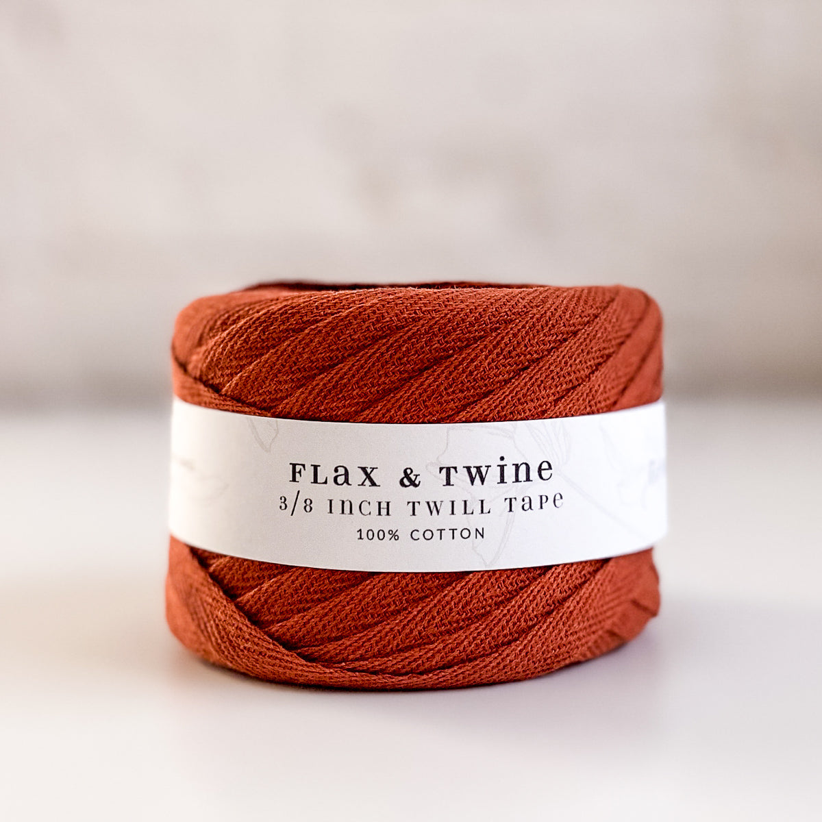 Flax & Twine Cotton Twill Tape (3/8")